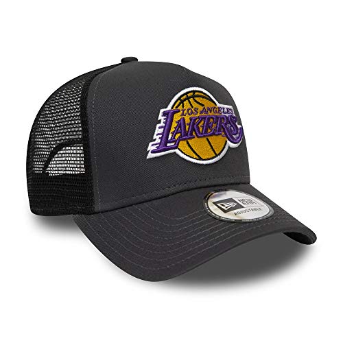 New Era NBA LOS ANGELES LAKERS Dark Base Team A-Frame 9FORTY Trucker Cap