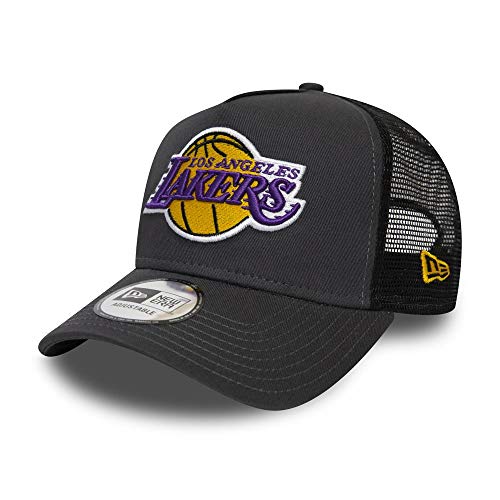 New Era NBA LOS ANGELES LAKERS Dark Base Team A-Frame 9FORTY Trucker Cap