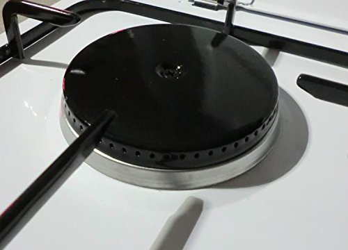 NEW NJ3 - Cocina de gas propano portátil con tapa para exterior (3 fuegos, 3,4 kW)
