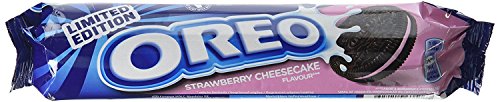 New Oreo Limited Edition Strawberry Cheesecake Flavour sabor a fresa 154g