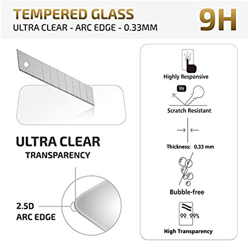 NEW'C 2 Unidades, Protector de Pantalla para Xiaomi Redmi Note 5, Antiarañazos, Antihuellas, Sin Burbujas, Dureza 9H, 0.33 mm Ultra Transparente, Vidrio Templado Ultra Resistente