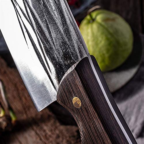 NEWRX Cleaver Cuchillo de Cortar y rebanar Doble Uso Cuchillos de Cocina de la Mano de forja Sacrificio Cortador de deshuesar Peeling Herramientas Dividir (Color : Type 2)