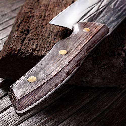 NEWRX Cleaver Cuchillo de Cortar y rebanar Doble Uso Cuchillos de Cocina de la Mano de forja Sacrificio Cortador de deshuesar Peeling Herramientas Dividir (Color : Type 2)