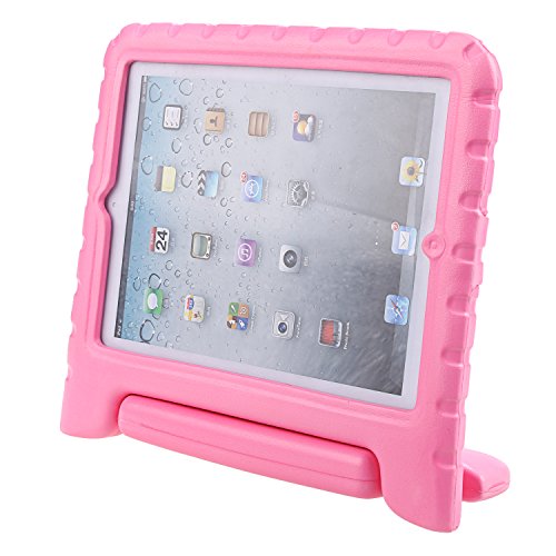 NEWSTYLE Apple iPad 2/3 / 4 Portátil de la Caja A Prueba de Golpes de Eva para Niños con Función de Soporte de la Cubierta del Soporte para el iPad 2/3 / 4 Tableta, Rosado