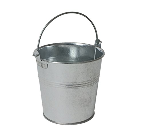 Nextday Catering Equipment Supplies nev-gsb10 servir cubo, acero galvanizado, 10 cm Ø