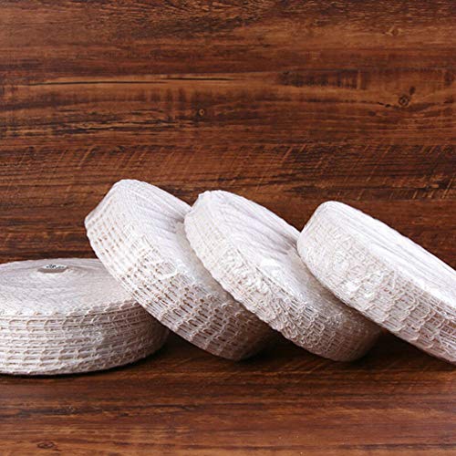 NICEXMAS Rollo de Red de Carne Calcetín de Jamón Red Elástica Carne Carnicero Cordel Red de Carne Rollo de Red Carne para Hacer Salchichas de Carne 2Pcs 1M + 3M
