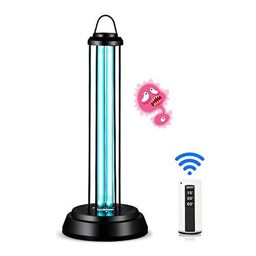 NIMIFOOL Lámpara de esterilización germicida UV Bombilla de ozono Luz Ultravioleta para desinfectar Desodorante de ácaros bacterianos KW 38W 60W,Ozone