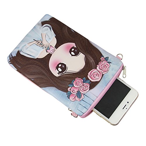 Niños Niñas Niños Estudiantes Encantador Mini Bolsas de Hombro Cruzadas Bolsas de Cuerpo Pequeñas Clave Dinero Teléfono Celular Titular Caso Cartera Bolsas Bolsa de Embrague
