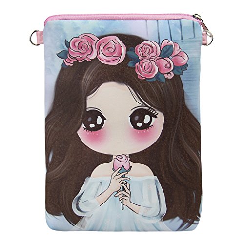 Niños Niñas Niños Estudiantes Encantador Mini Bolsas de Hombro Cruzadas Bolsas de Cuerpo Pequeñas Clave Dinero Teléfono Celular Titular Caso Cartera Bolsas Bolsa de Embrague