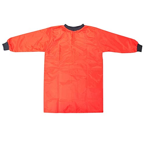Niños Pinta delantal / Escuela Arte y artesanía blusa - Robusto, fácil de limpiar, resistente al agua, la calidad de la tela, Rojo, 8-10 años