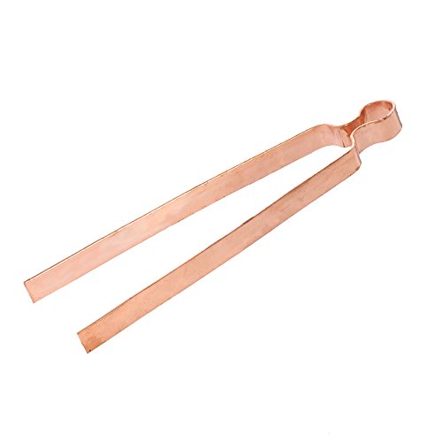 NKlaus Shisha Chimenea de carbón Pinzas para Incienso Pinzas de Cobre para el Incienso 19cm marrón Robusto Nuevo 1593