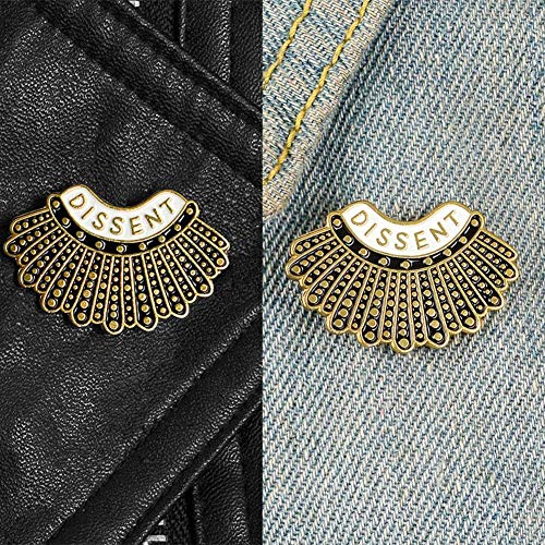 No Estoy De Acuerdo con El Broche De Ruth Bader Ginsburg, Pendientes De Juez Feminista, Accesorios Unisex, Hermosas Decoraciones para Camisas, Abrigos, Mochilas (Brooch) (House)
