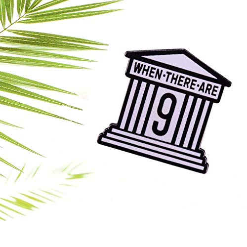 No Estoy De Acuerdo con El Broche De Ruth Bader Ginsburg, Pendientes De Juez Feminista, Accesorios Unisex, Hermosas Decoraciones para Camisas, Abrigos, Mochilas (Brooch) (House)