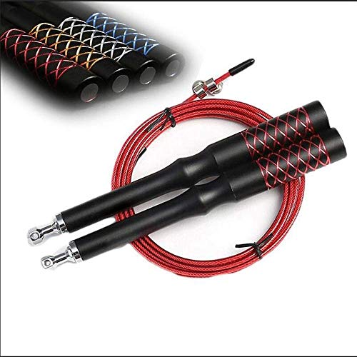 No se marca la cuerda correas de aluminio de aleación de velocidad de salto del professionalball saltar la cuerda for las MMA boxeo fitness Saltar Formación Entrenamiento (Color: azul E, Tamaño: Libre