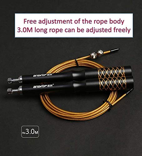 No se marca la cuerda correas de aluminio de aleación de velocidad de salto del professionalball saltar la cuerda for las MMA boxeo fitness Saltar Formación Entrenamiento (Color: azul E, Tamaño: Libre