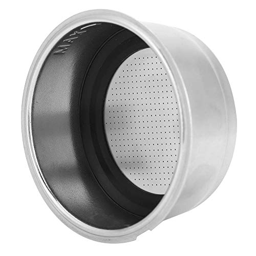 No tóxico, Respetuoso con el Medio Ambiente, Filtro de Montaje, Acero Inoxidable 304, sin ordour, Cesta de Filtro, Recipiente de Filtro de máquina de café, para(For Two)