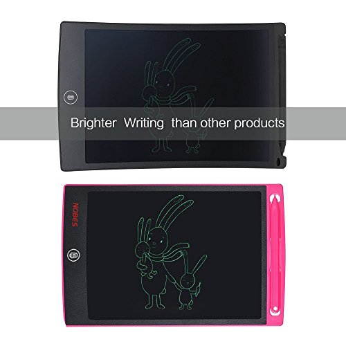NOBES Tableta de Escritura LCD 8.5 Inch, LCD Tablero de Dibujo Pizarras mágicas,Tablet para Niños,Juguetes Regalos para Niños Niña,Juegos Educativos (Rosa)