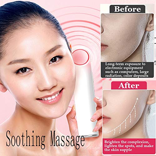 Noblik Aspiradora de Poros Blackhead Point Extractor EliminacióN de Espinillas Limpiador de Acné Facial Herramienta de Cuidado de la Piel Belleza Facial FríA y Caliente