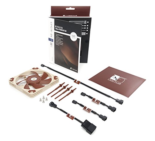 Noctua NF-A12x15 FLX, Ventilador Silencioso y Delgado de Gran Calidad, 3 Pines (120x15 mm, Marrón)