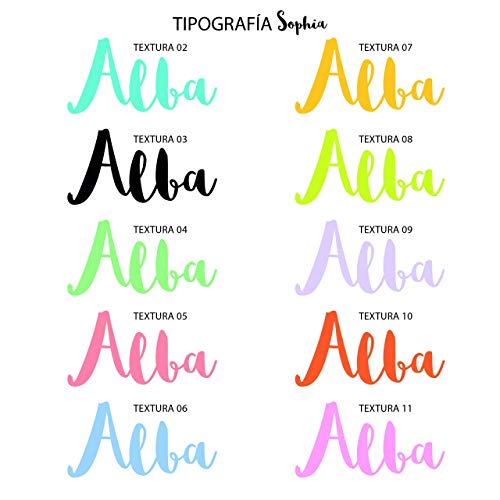 Nombres en madera • Nombres Personalizados para pared, Nombres para bebés, Regalo personalizado • 30 cm | 40 cm | 50 cm Nombres en madera natural y a color !!