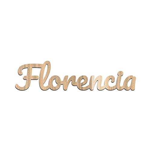 Nombres en madera • Nombres Personalizados para pared, Nombres para bebés, Regalo personalizado • 30 cm | 40 cm | 50 cm Nombres en madera natural y a color !!