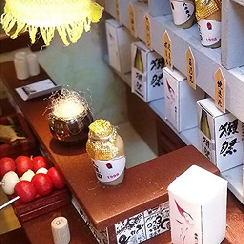 non-brand 1:24 Casa de Muñecas En Miniatura con Muebles, Estilo Japonés, Regalos para Niñas - C