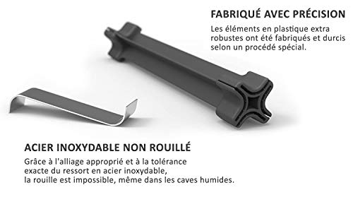 NOOK Weinregal 3er Starter Kit - modulares Regalsystem für Weinflaschen - praktisches Flaschenregal flexibel erweiterbar zur optimalen Lagerung Von Flaschen