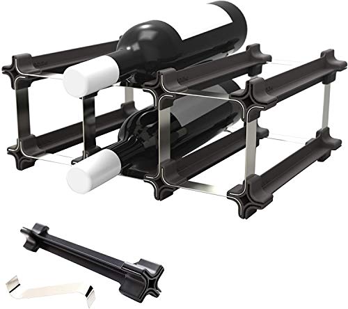 NOOK Weinregal 3er Starter Kit - modulares Regalsystem für Weinflaschen - praktisches Flaschenregal flexibel erweiterbar zur optimalen Lagerung Von Flaschen