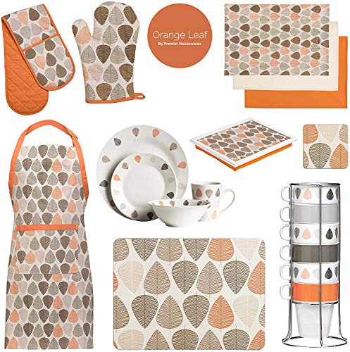 NOP Housewares   Guante Doble para Horno - Naranja, Naranja