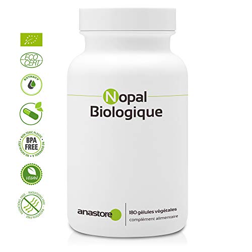 NOPAL ECOLÓGICO * 470 mg / 180 cápsulas * Cardiovascular (glucosa), Digestión, Peso (adelgazamiento, corta-hambre, quemagrasas) * Garantía de satisfacción o reembolso * Fabricado en Francia