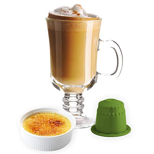 Note D'Espresso - Cápsulas de bebida de crème brûlée, 6 g (caja de 40 unidades) Exclusivamente Compatible con cafeteras Nespresso*