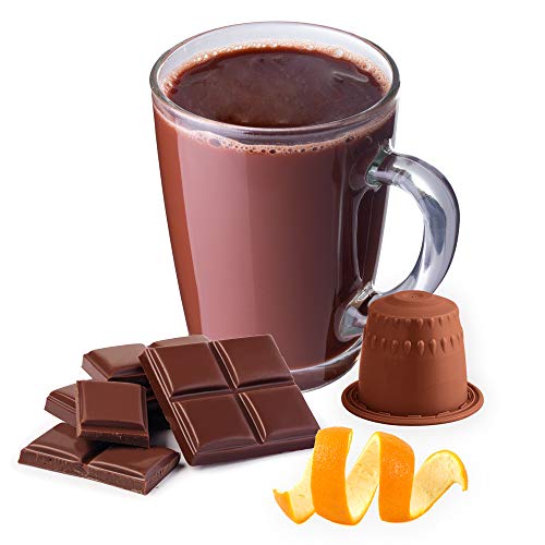 Note D'Espresso - Cápsulas de chocolate a la naranja, 7 g (caja de 40 unidades) Exclusivamente Compatible con cafeteras Nespresso*