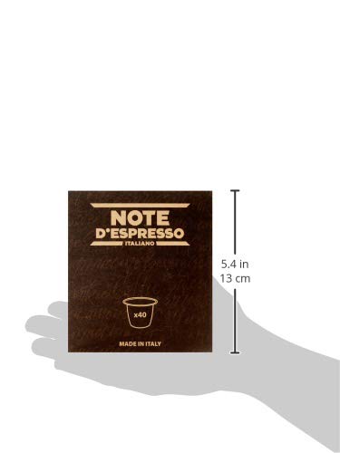 Note D'Espresso - Cápsulas de menta poleo exclusivamente compatibles con cafeteras Nespresso*, 2 g (caja de 40 unidades)
