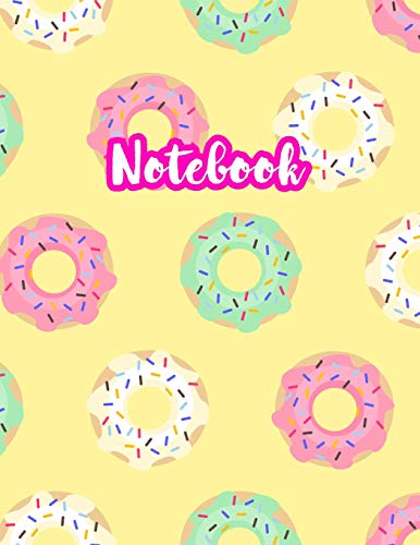 Notebook: Cute Blank Lined Journal Large 8.5 x 11 Matte Cover Design with Ruled White Paper Interior (Perfect for School Notes, Girls and Boys Diary, ... Subject, Office Use) - Product Code G7 635