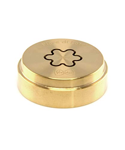 Novedad Mundial. Masa Ware Uso con Revestimiento para Kenwood AT910 KAX 910 y Philips Pasta Maker matrize Lavavajillas, Fiore di Loto Lotusblume PVD