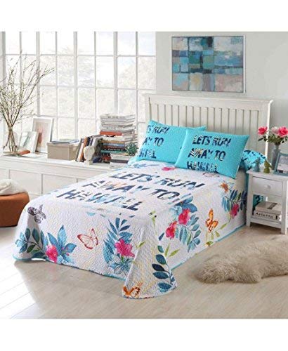 NOVOTEXTIL Ibiza Colcha Bouti de Verano y Entretiempo, Cama 150 cm, 3