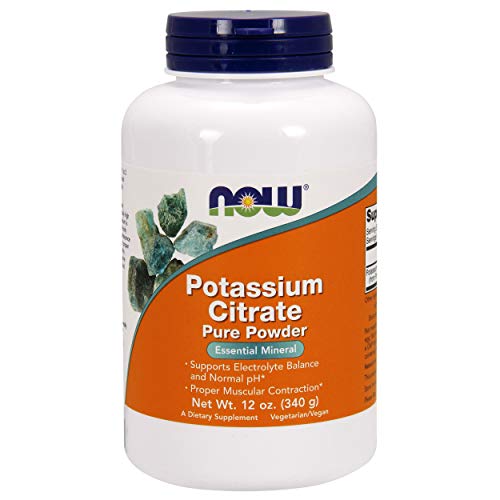 NOW Foods Citrato De Potasio, Polvo Puro 340 g