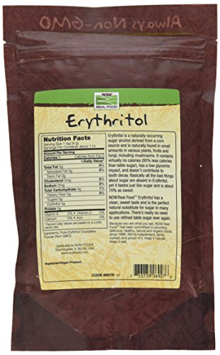 Now Foods, Erythritol 100% Pure Natural Sweetener, 1 lb (454 g)