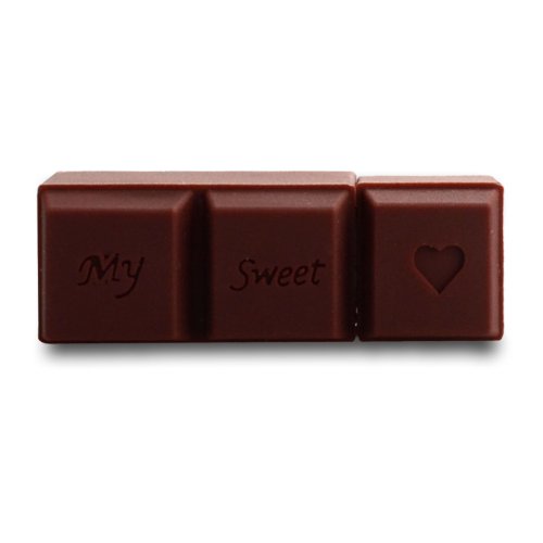NR11800070004 Hi-SPEED MEMORIA USB STICK 4GB FLASH CHOCOLATE MARRÓN FIGURA