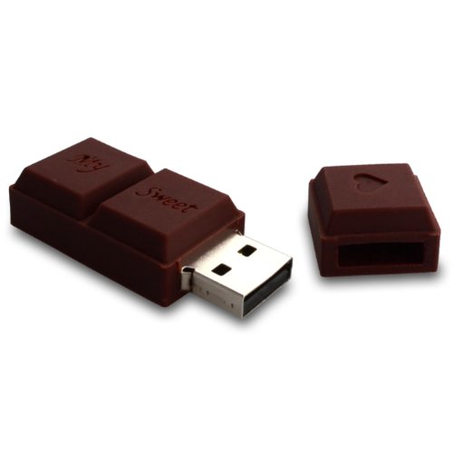 NR11800070004 Hi-SPEED MEMORIA USB STICK 4GB FLASH CHOCOLATE MARRÓN FIGURA