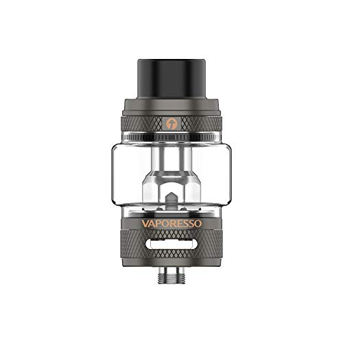 NRG-S Tank, Vaporesso Original NRG-S Tank 8ml de capacidad compatible con los núcleos GT y sistema fácil de empujar para llenar Fit GEN S Kit E-cig Vape Atomizer