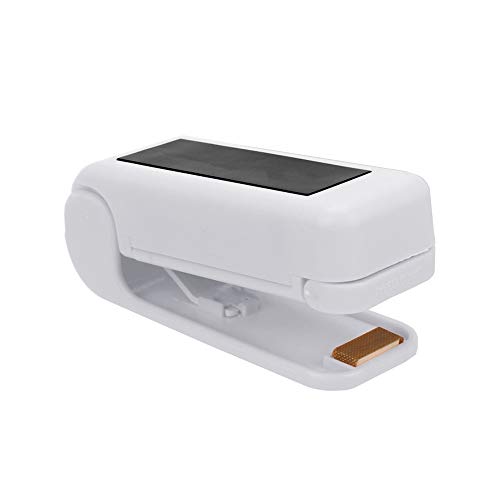 NTMD Adecuado for Objetos pequeños Clips de Impulso sellador de Bolsas de Calor Sellado máquina portátil de Almacenamiento Herramientas Inicio Novedades for la Cocina (Color : White)