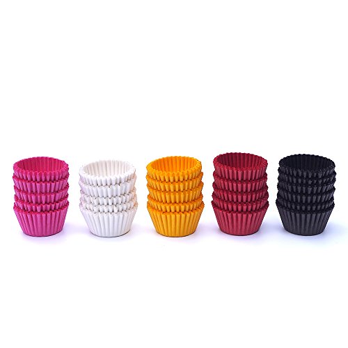 NUANNUAN 5000 piezas de moldes para pastelillos, reutilizables y antiadherentes, Moldes magdalenas horneado, tazas hornear muffins, forros cupcakes, soportes para chocolate trufas