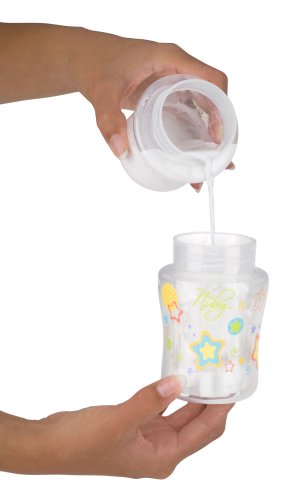 Nuby NT92466 - Biberón anticólicos de 180 ml y 5 bolsas preesterilizadas