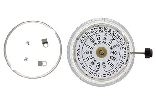 Nuevo diseño de Reloj Original para ETA 2836-2 Auto DÍA 3H Plata de Ley