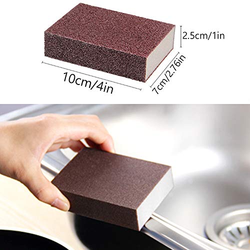 Nuluxi Emery Esponja Borrador Mágico Accesorios de Limpieza de Esponjas Mágicas Esponjas de Limpieza Cocina Nano Emery Reutilizado Esponja de Carborundo Herramientas de Limpieza para Descontaminación