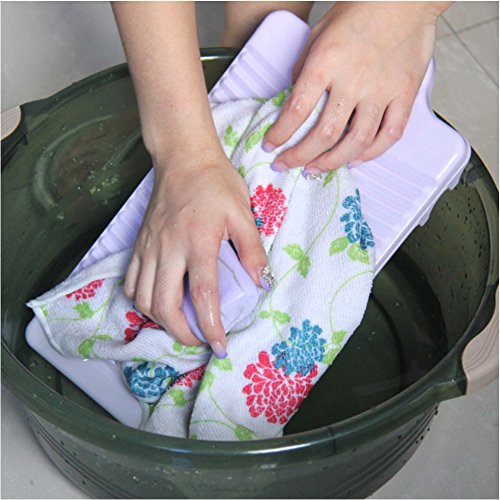 NUODWELL Lavabo con trípode fijo de plástico grueso y antideslizante