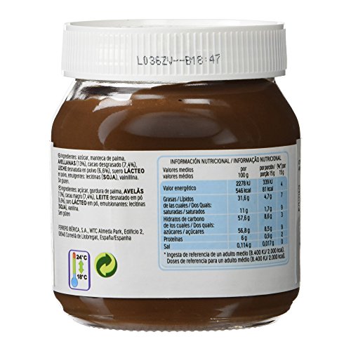 Nutella - Gracias - Crema de Avellanas y Cacao - 350 g