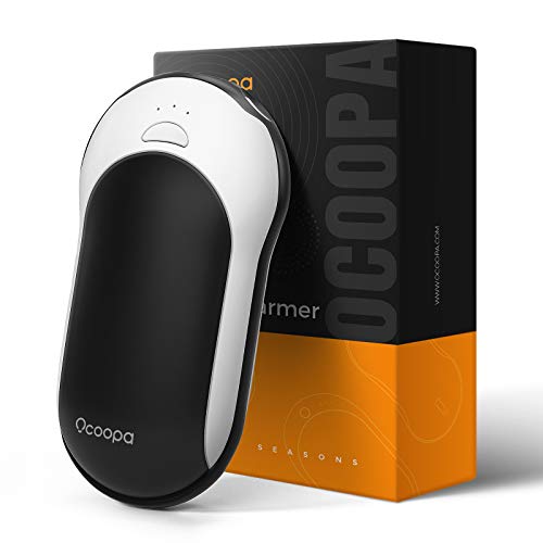 OCOOPA Calentador de Manos de 10000 mAh Recargable, Calentador de Bolsillo eléctrico portátil, 15 Horas de Larga duración, Puerta térmica, Deportes al Aire Libre, Golf, Camping, para Mujeres, Hombres