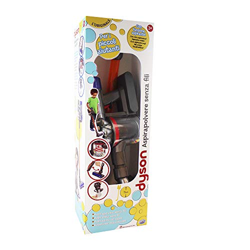 ODS- V8 Dyson Aspirador de Juguete para niños, Color Gris, Naranja y Morado, 20800